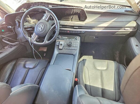 KM8R5DGE5PU584833 2023 HYUNDAI PALISADE Burgundy Вид панелі приладів
