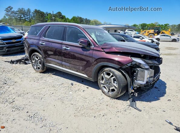 KM8R5DGE5PU584833 2023 HYUNDAI PALISADE Burgundy Передня права чверть