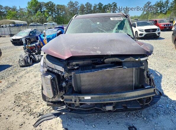 KM8R5DGE5PU584833 2023 HYUNDAI PALISADE Burgundy Вид спереду