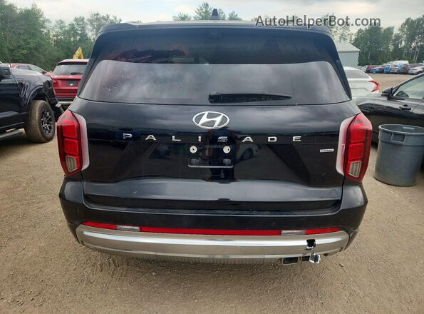 KM8R5DGE5PU595802 2023 HYUNDAI PALISADE Black Widok z tyłu