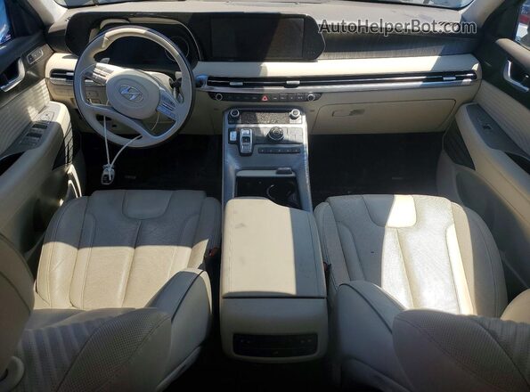 KM8R5DGE5PU595802 2023 HYUNDAI PALISADE Black Widok deski rozdzielczej