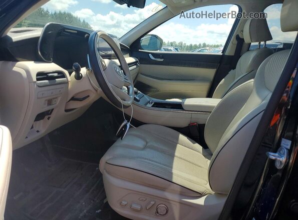 KM8R5DGE5PU595802 2023 HYUNDAI PALISADE Black Widok wnętrza z przodu