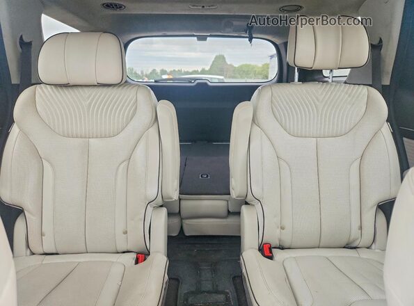 KM8R5DGE5PU595802 2023 HYUNDAI PALISADE Black Widok tylnych siedzeń