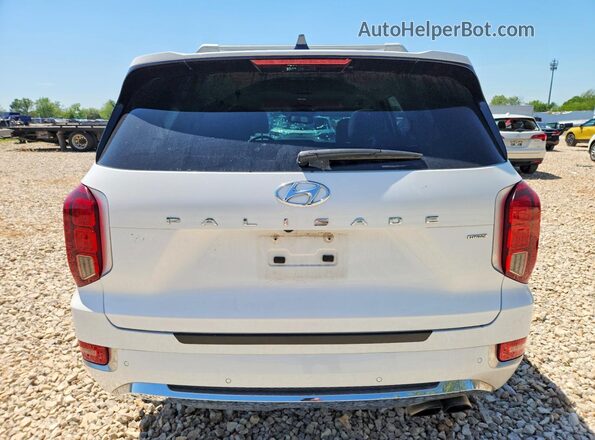 KM8R5DHE0LU084796 2020 HYUNDAI PALISADE White Widok z tyłu