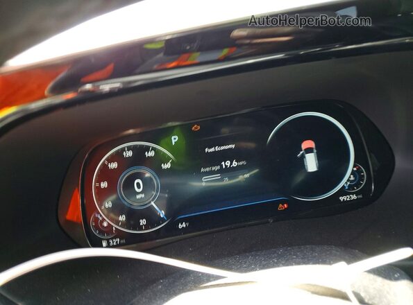 KM8R5DHE0LU108546 2020 HYUNDAI PALISADE White Vista del cuadro de instrumentos