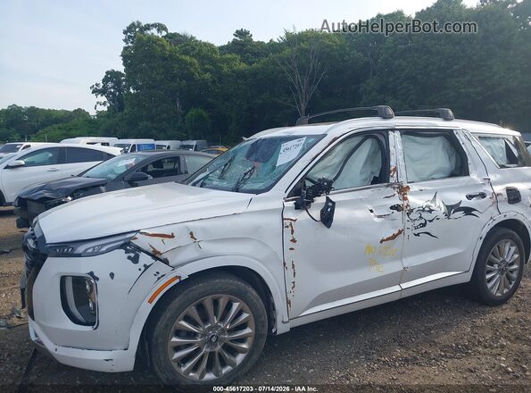 KM8R5DHE0LU134273 2020 HYUNDAI PALISADE White Front view