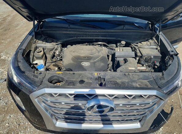 KM8R5DHE0LU165961 2020 HYUNDAI PALISADE Black Vista del compartimento del motor