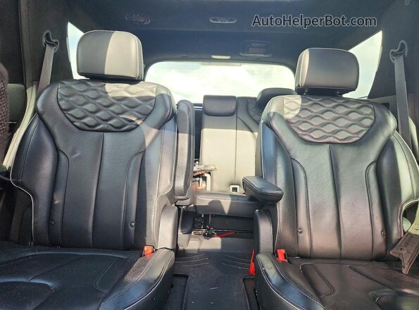 KM8R5DHE0LU165961 2020 HYUNDAI PALISADE Black Vista de los asientos traseros