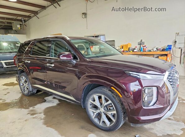 KM8R5DHE0MU196614 2021 HYUNDAI PALISADE Purple წინა მარჯვენა