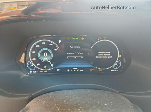 KM8R5DHE0MU196614 2021 HYUNDAI PALISADE Purple ხელსაწყოთა პანელის ხედი