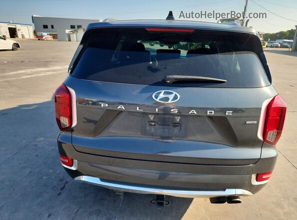 KM8R5DHE1LU086217 2020 HYUNDAI PALISADE Gray უკანა ხედი