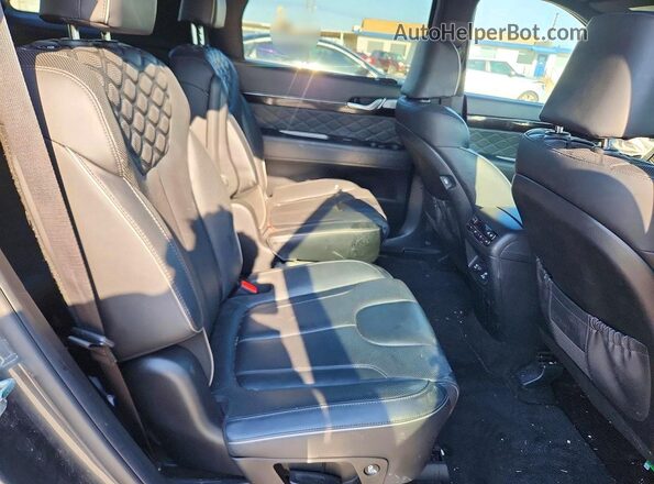 KM8R5DHE1LU086217 2020 HYUNDAI PALISADE Gray უკანა სალონის ხედი
