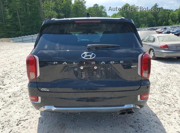 KM8R5DHE1LU129597 2020 HYUNDAI PALISADE Black Widok z tyłu
