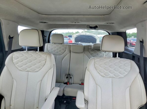 KM8R5DHE1LU129597 2020 HYUNDAI PALISADE Black Widok tylnych siedzeń