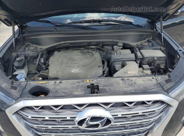 KM8R5DHE1LU129597 2020 HYUNDAI PALISADE Black Widok komory silnika