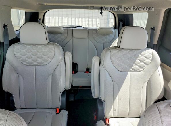 KM8R5DHE1MU199098 2021 HYUNDAI PALISADE White Vista de los asientos traseros