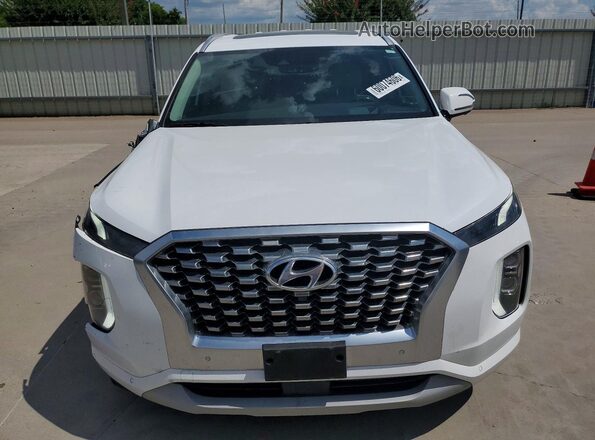 KM8R5DHE1MU199098 2021 HYUNDAI PALISADE White Vista frontal