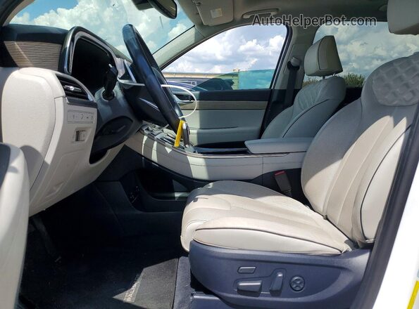 KM8R5DHE1MU199098 2021 HYUNDAI PALISADE White Vista interior delantera