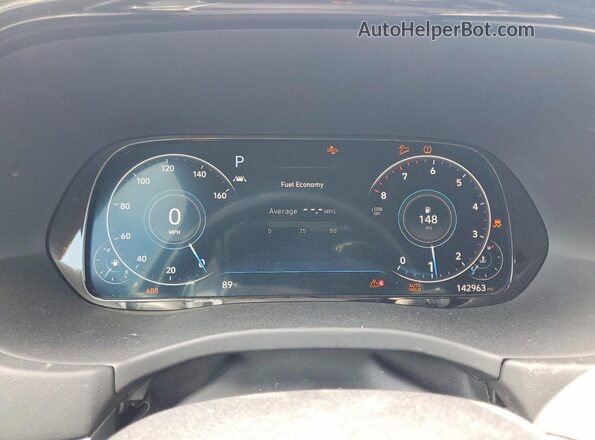 KM8R5DHE2LU077090 2020 HYUNDAI PALISADE Silver Instrument cluster view