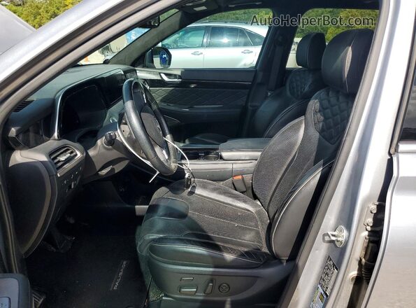 KM8R5DHE2LU077090 2020 HYUNDAI PALISADE Silver Front interior view