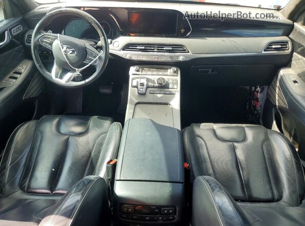 KM8R5DHE2LU077090 2020 HYUNDAI PALISADE Silver Dashboard view