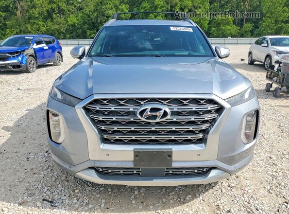 KM8R5DHE2LU077090 2020 HYUNDAI PALISADE Silver Front view