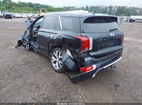 KM8R5DHE2MU196226 2021 HYUNDAI PALISADE Dark Blue Задняя левая четверть
