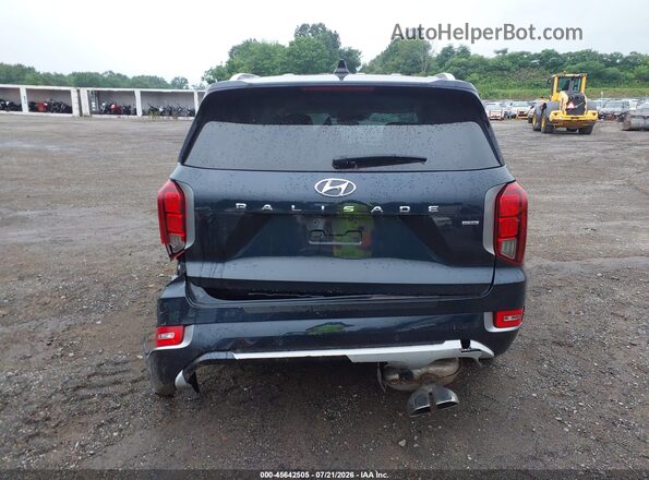 KM8R5DHE2MU196226 2021 HYUNDAI PALISADE Dark Blue 