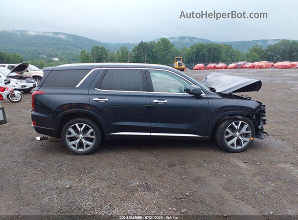 KM8R5DHE2MU196226 2021 HYUNDAI PALISADE Dark Blue Вид задней части салона