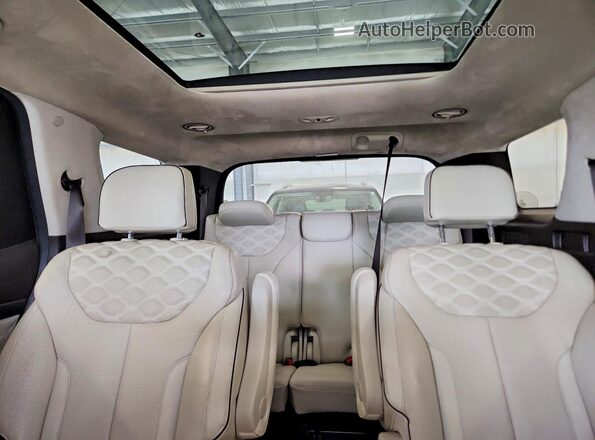 KM8R5DHE3LU092164 2020 HYUNDAI PALISADE White უკანა სავარძლების ხედი
