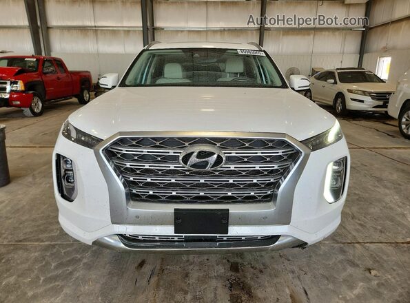 KM8R5DHE3LU092164 2020 HYUNDAI PALISADE White წინა ხედი