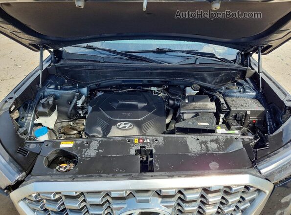 KM8R5DHE3MU200204 2021 HYUNDAI PALISADE Black Widok komory silnika