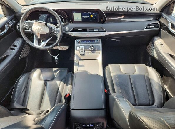 KM8R5DHE3MU200204 2021 HYUNDAI PALISADE Black Widok deski rozdzielczej