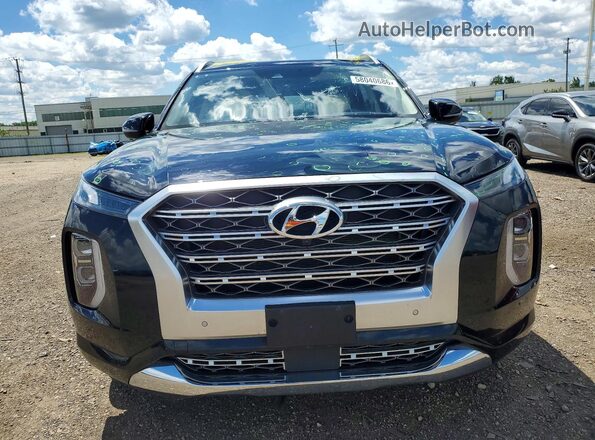 KM8R5DHE4LU167552 2020 HYUNDAI PALISADE Black Դիմացի տեսք