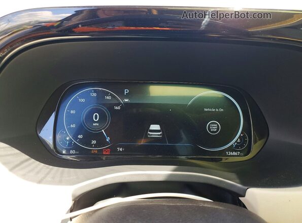 KM8R5DHE4LU167552 2020 HYUNDAI PALISADE Black Սարքավորումների վահանակի տեսք