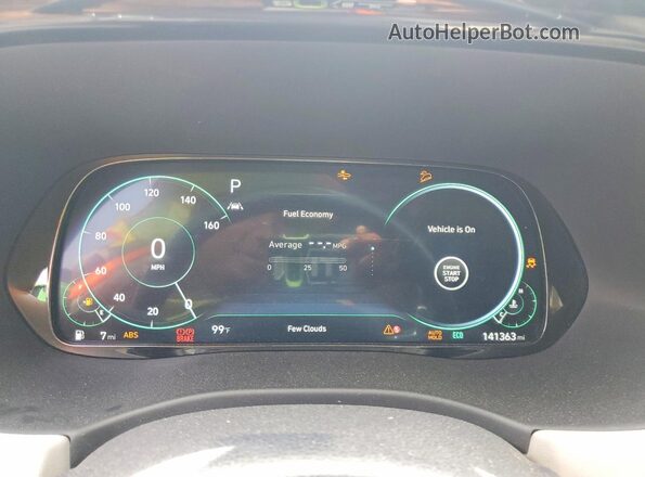 KM8R5DHE4MU225368 2021 HYUNDAI PALISADE White Вид щитка приладів