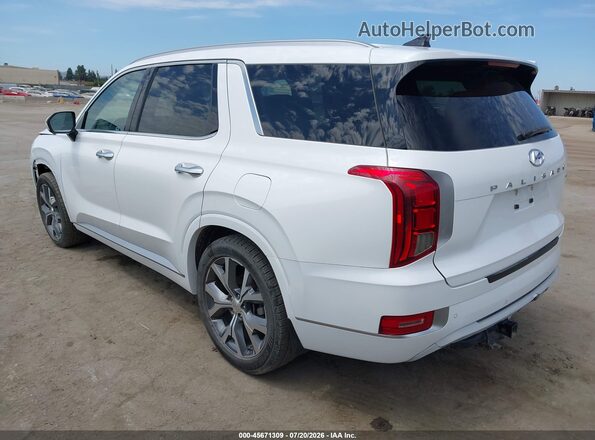 KM8R5DHE4MU277387 2021 HYUNDAI PALISADE White Rear left