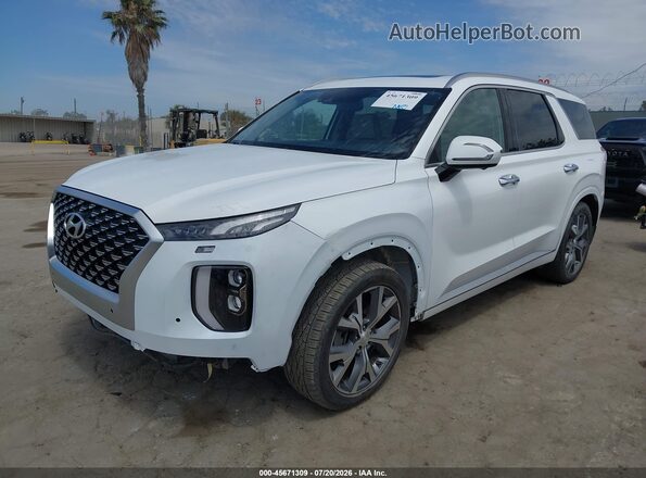 KM8R5DHE4MU277387 2021 HYUNDAI PALISADE White Front left