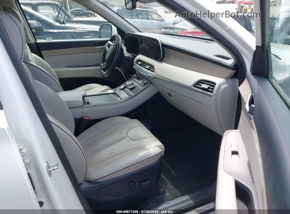 KM8R5DHE4MU277387 2021 HYUNDAI PALISADE White Front interior view