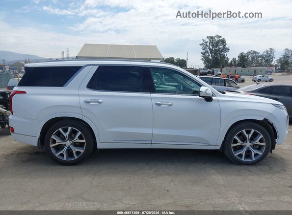 KM8R5DHE4MU277387 2021 HYUNDAI PALISADE White 360 interior view