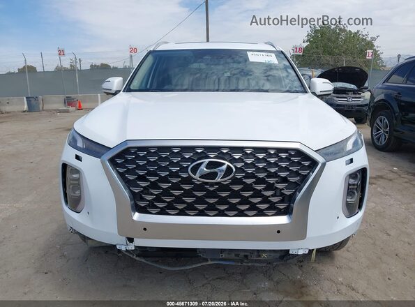 KM8R5DHE4MU277387 2021 HYUNDAI PALISADE White Rear interior view