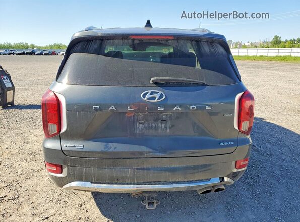 KM8R5DHE5LU040387 2020 HYUNDAI PALISADE Gray Вид ззаду
