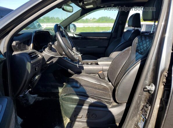 KM8R5DHE5LU040387 2020 HYUNDAI PALISADE Gray Вид салону спереду
