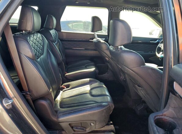 KM8R5DHE5LU040387 2020 HYUNDAI PALISADE Gray Вид задньої частини салону