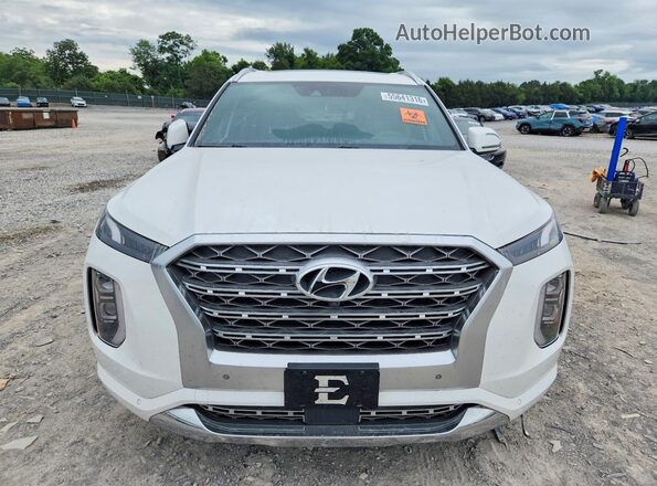 KM8R5DHE5LU153448 2020 HYUNDAI PALISADE White Front view