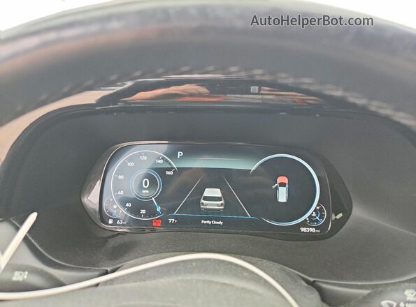 KM8R5DHE5LU153448 2020 HYUNDAI PALISADE White Instrument cluster view