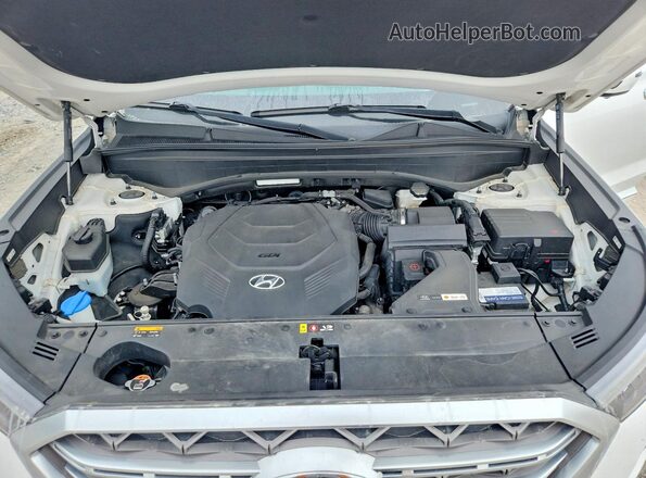 KM8R5DHE5LU153448 2020 HYUNDAI PALISADE White Engine compartment view