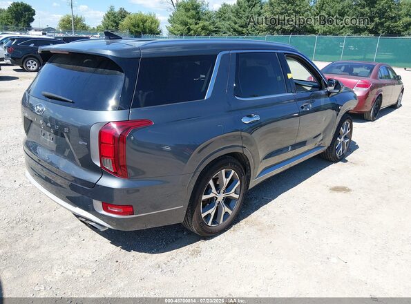 KM8R5DHE5MU208403 2021 HYUNDAI PALISADE Navy Trasero derecho