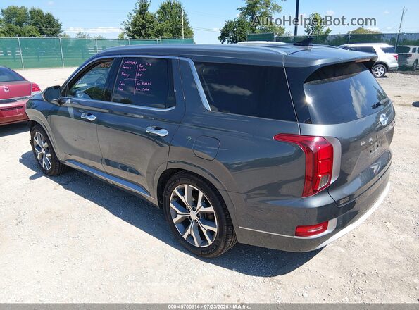 KM8R5DHE5MU208403 2021 HYUNDAI PALISADE Navy Trasero izquierdo