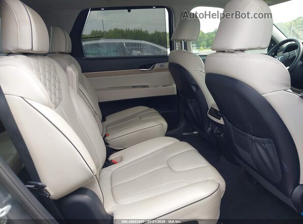 KM8R5DHE5MU290682 2021 HYUNDAI PALISADE Gray VIN კოდის სტიკერის ხედი